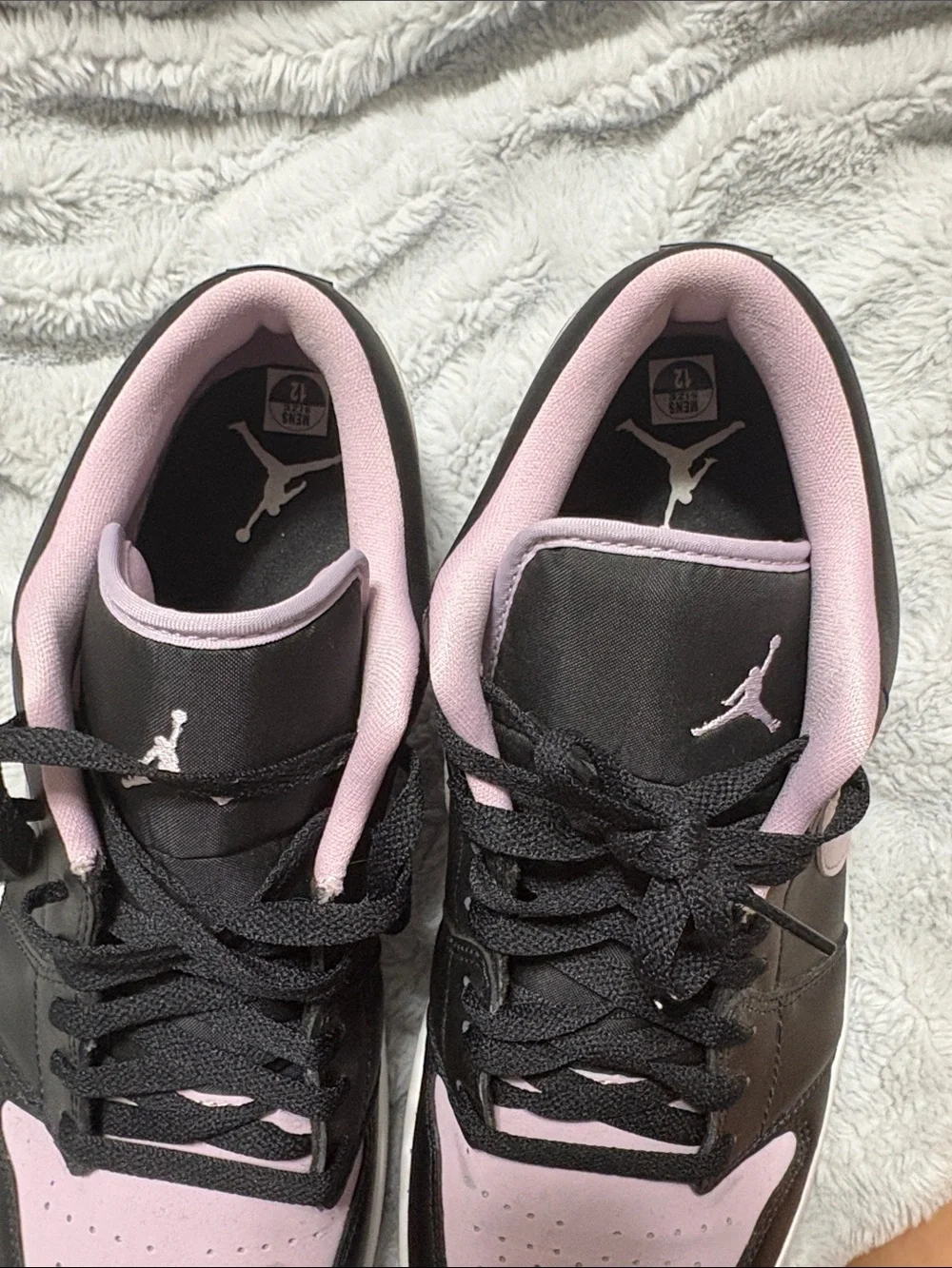 Size 12 Air Jordan 1 Low SE 'Black Iced Lilac'